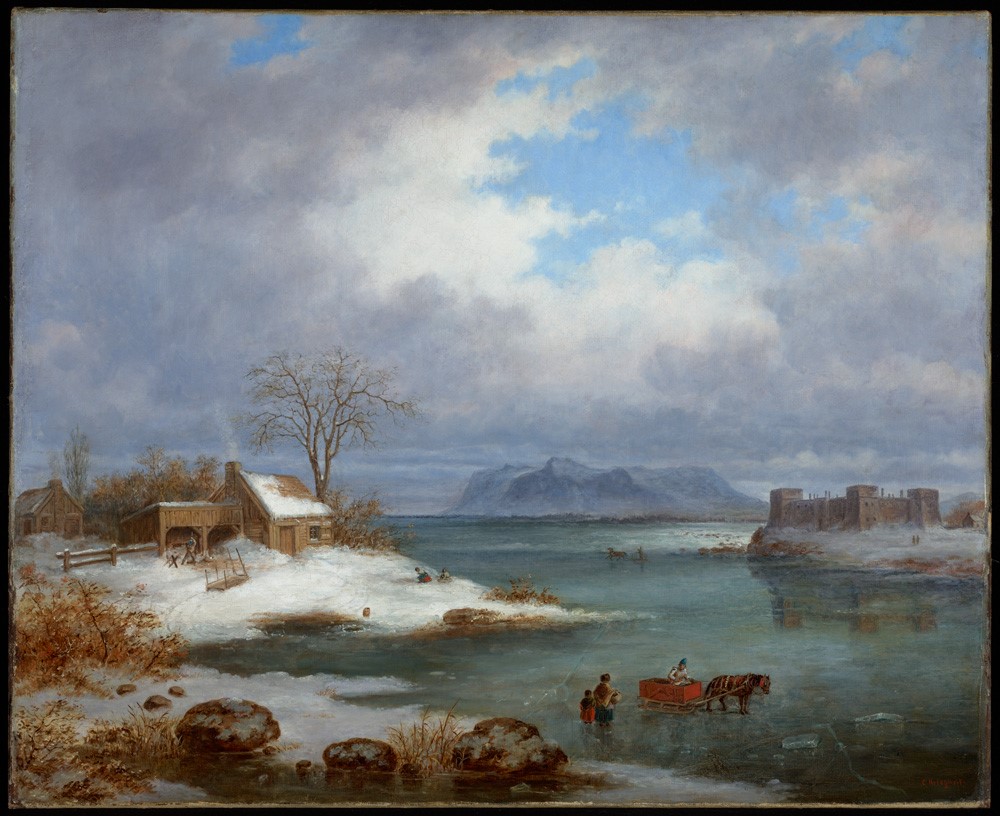Fort Chambly, Cornelius Krieghoff, ca. 1858, Oil on canvas