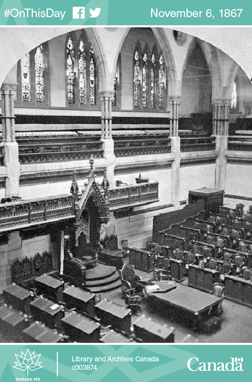 Photo of the House of Commons, 1880